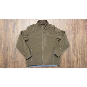 L.L. Bean Men's Pre-owned Primaloft Packaway Jacket Large Brown